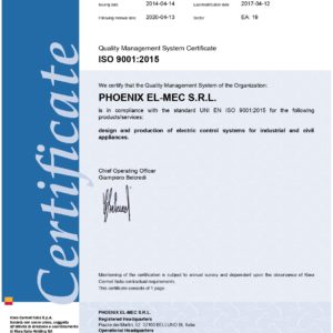 PE - Certificato-Inglese